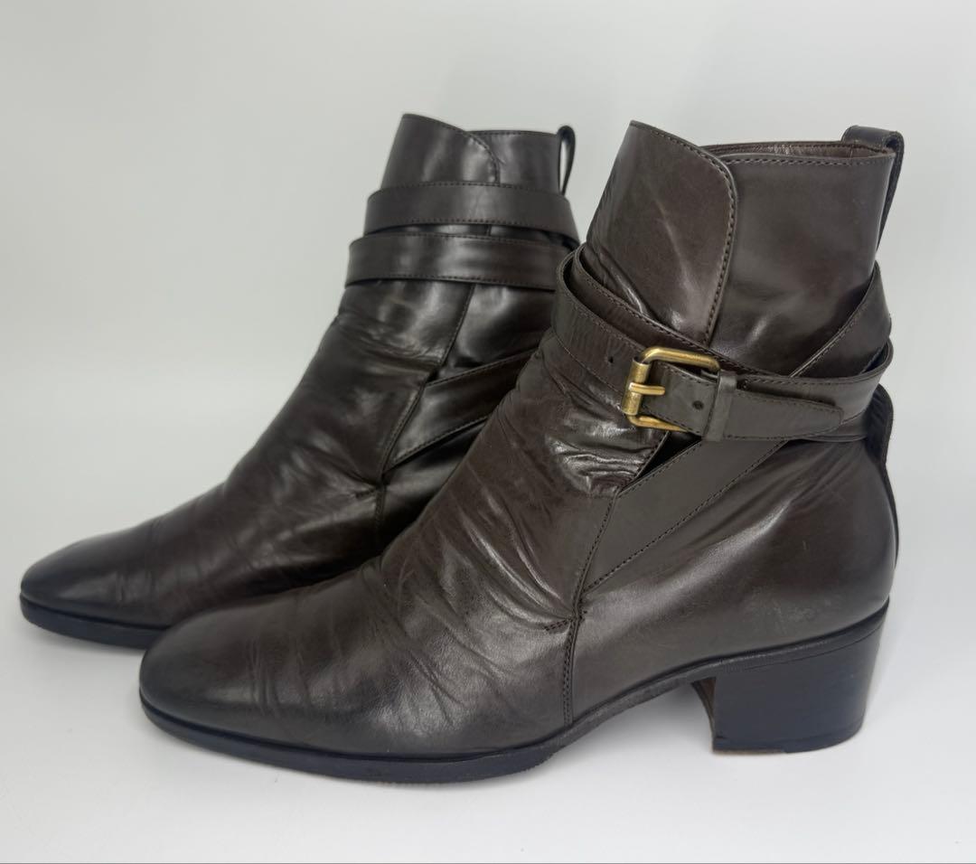 【サイズ40】サンローラン/ロイ/ジョニー/YSL/ブーツ/ヒール/メンズ/パリ