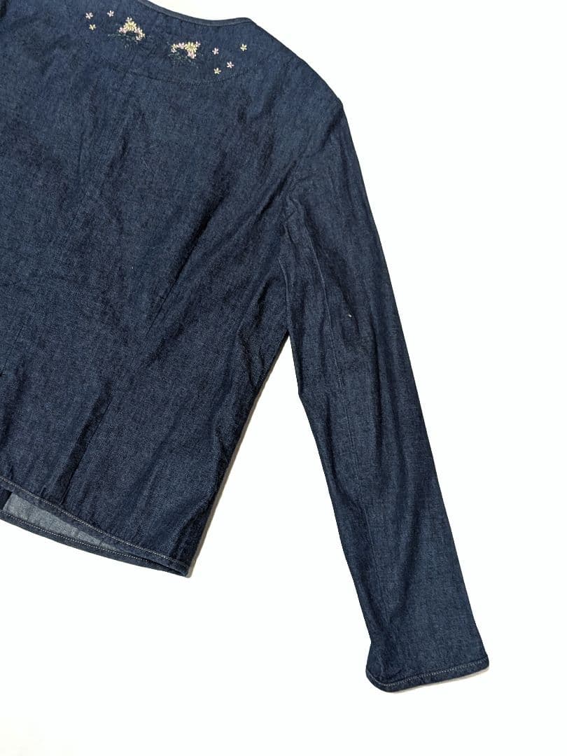 MademoiselleNONNON 花刺繍モンサンミッシェルジャケット