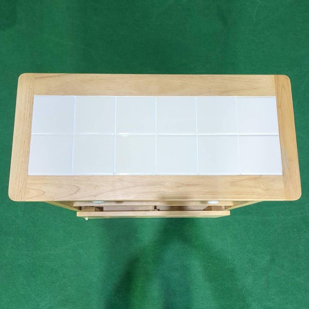 ヤマソロ キッチンワゴン キャスター付き 収納 家具 A081