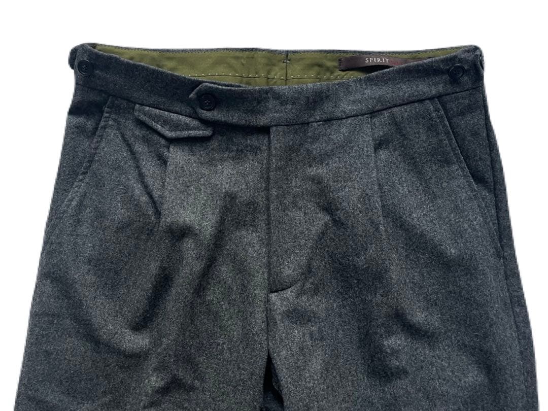 BERWICH イタリア製 フランネルウール スラックス BtoB ベルウィッチ