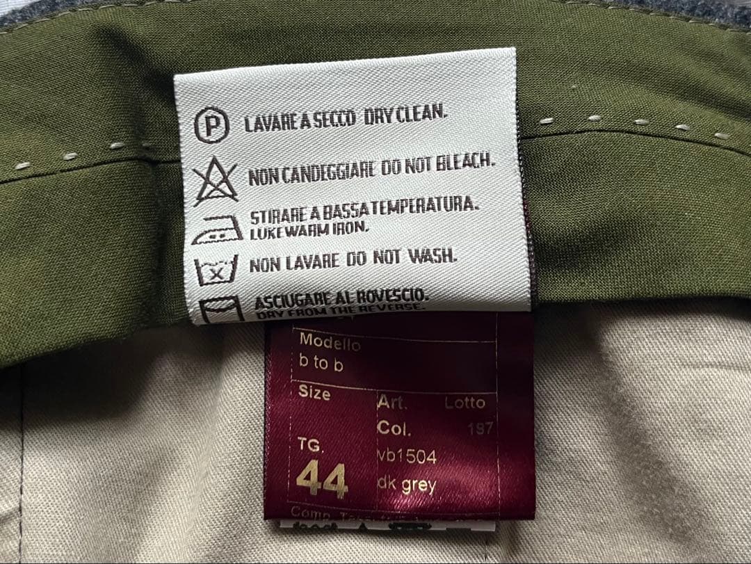 BERWICH イタリア製 フランネルウール スラックス BtoB ベルウィッチ