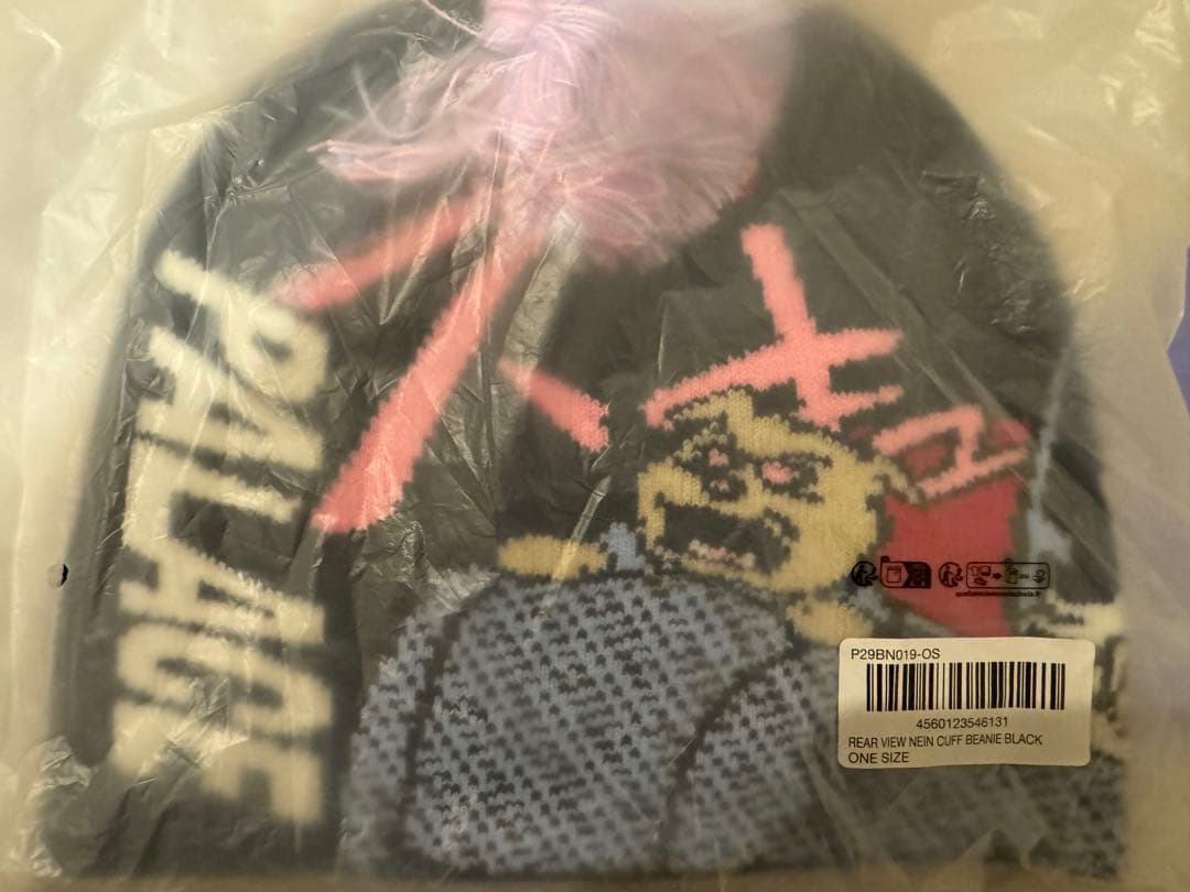 帽子 PALACE REAR VIEW NEIN CUFF BEANIE BLACK