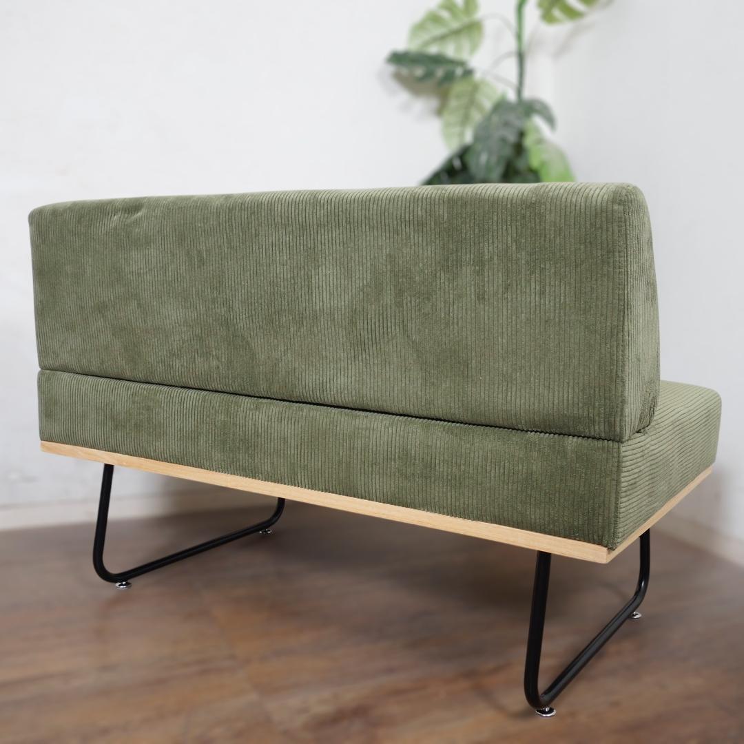 送料無料【新品訳あり】幅105cm コーデュロイ生地 2P ソファ　アウトレット