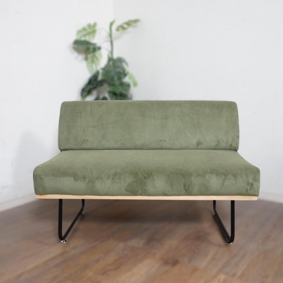 送料無料【新品訳あり】幅105cm コーデュロイ生地 2P ソファ　アウトレット