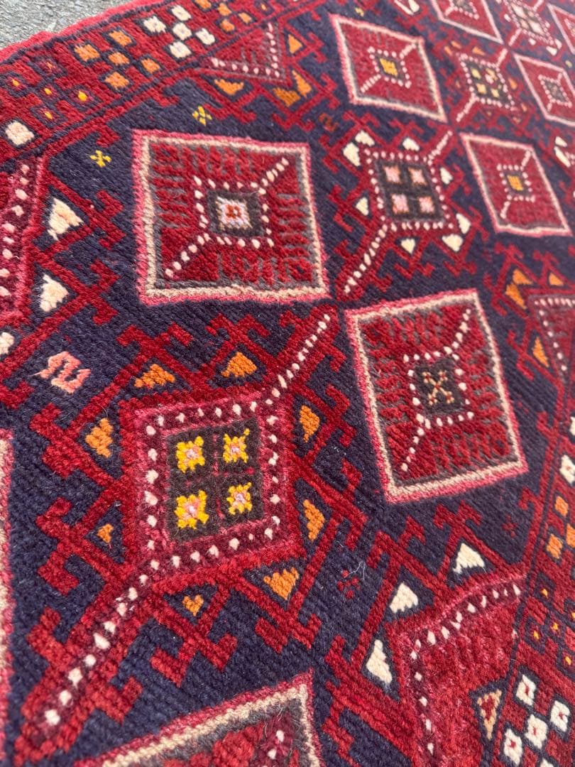 ペルシャ 手作り ランナー ラグ