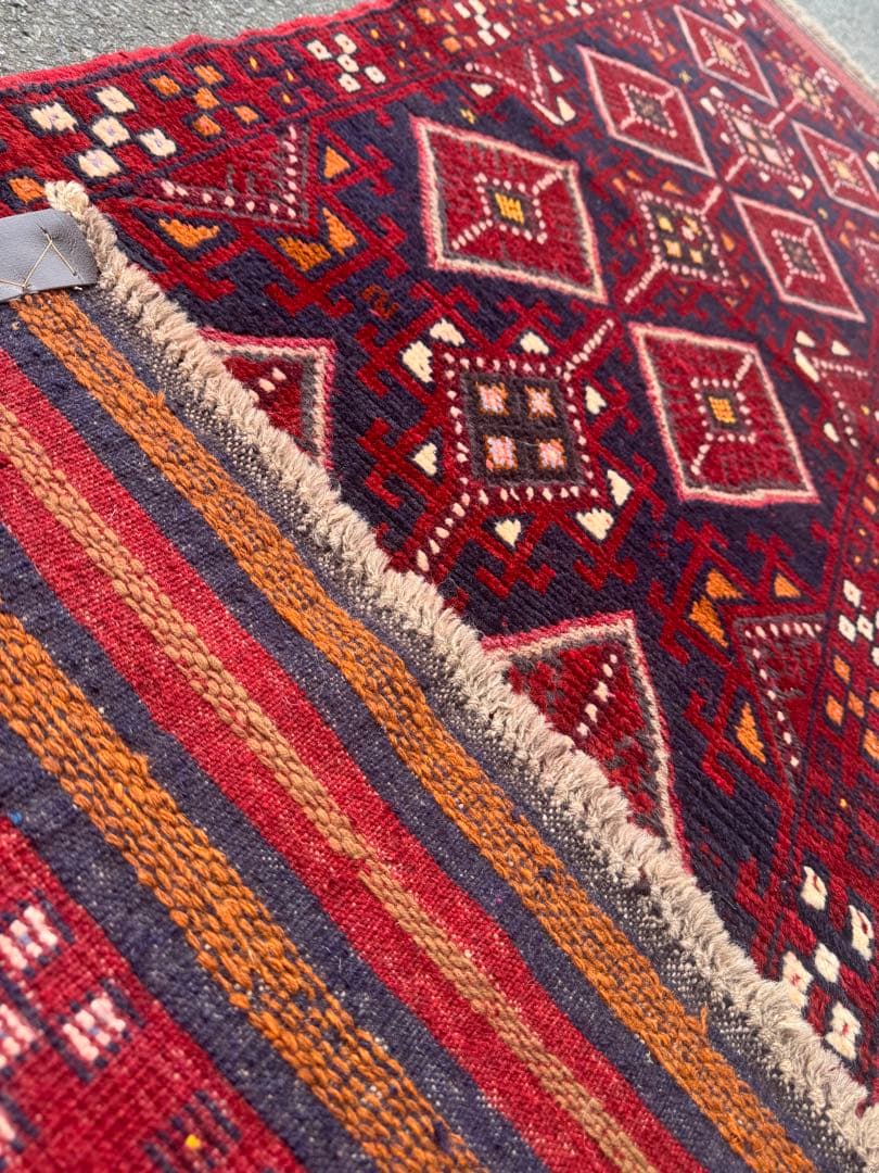 ペルシャ 手作り ランナー ラグ