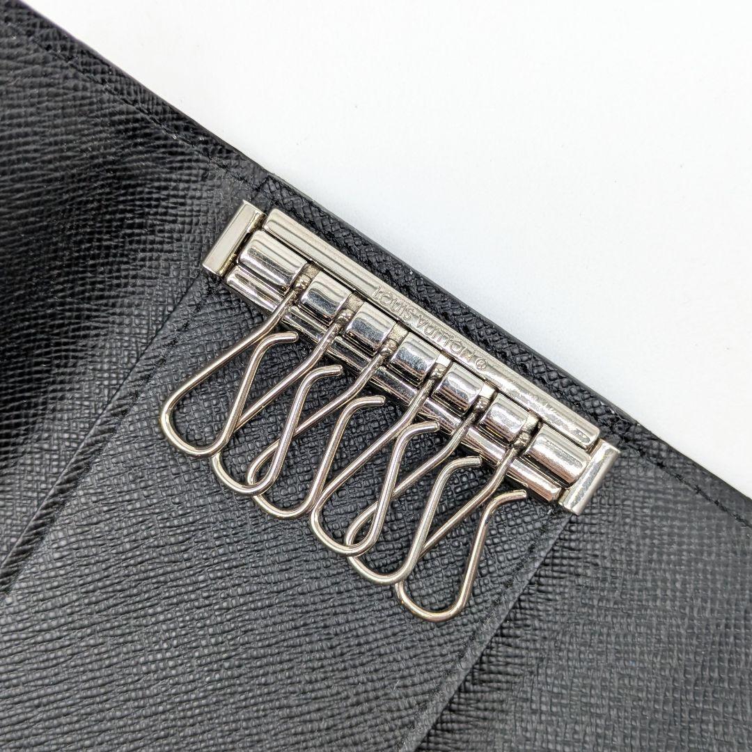 【現行モデル極美品】ミュルティクレ6 ダミエ・グラフィット キーケース 6連