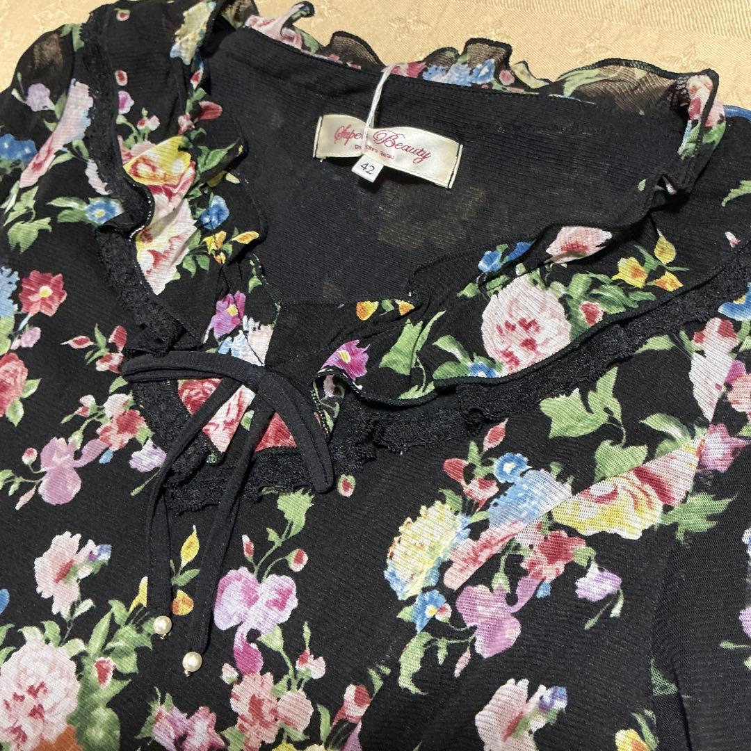 ミッキー様【新品】スーパービューティー♡パワーネットワンピース42♡ブラック