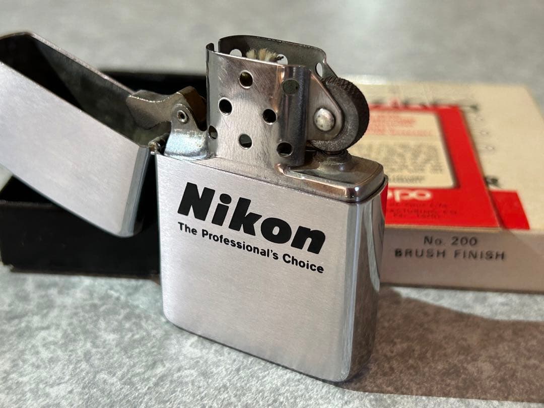 ビンテージzippo 1980年 Nikon & NASA スペースシャトル