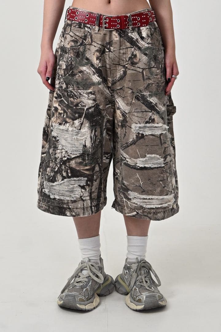 リアルツリーダメージ2WAYパンツ Sサイズ