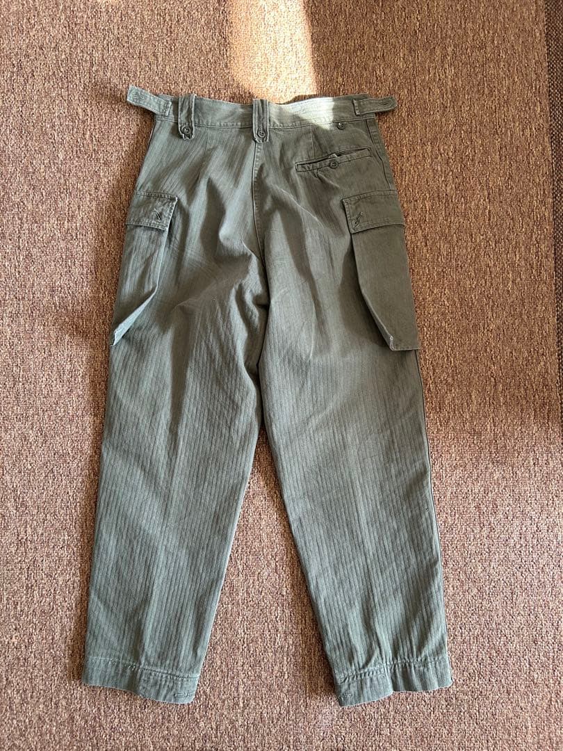 オランダ軍 60’s HBT（ヘリンボーンツイル）カーゴパンツ