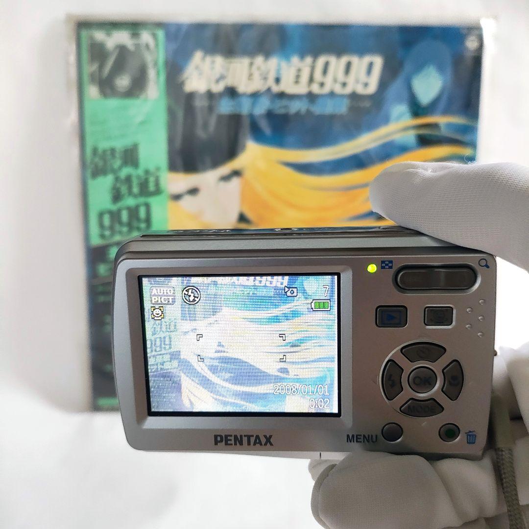 【完動品】PENTAX Optio E60 コンパクトデジタルカメラ備品付き