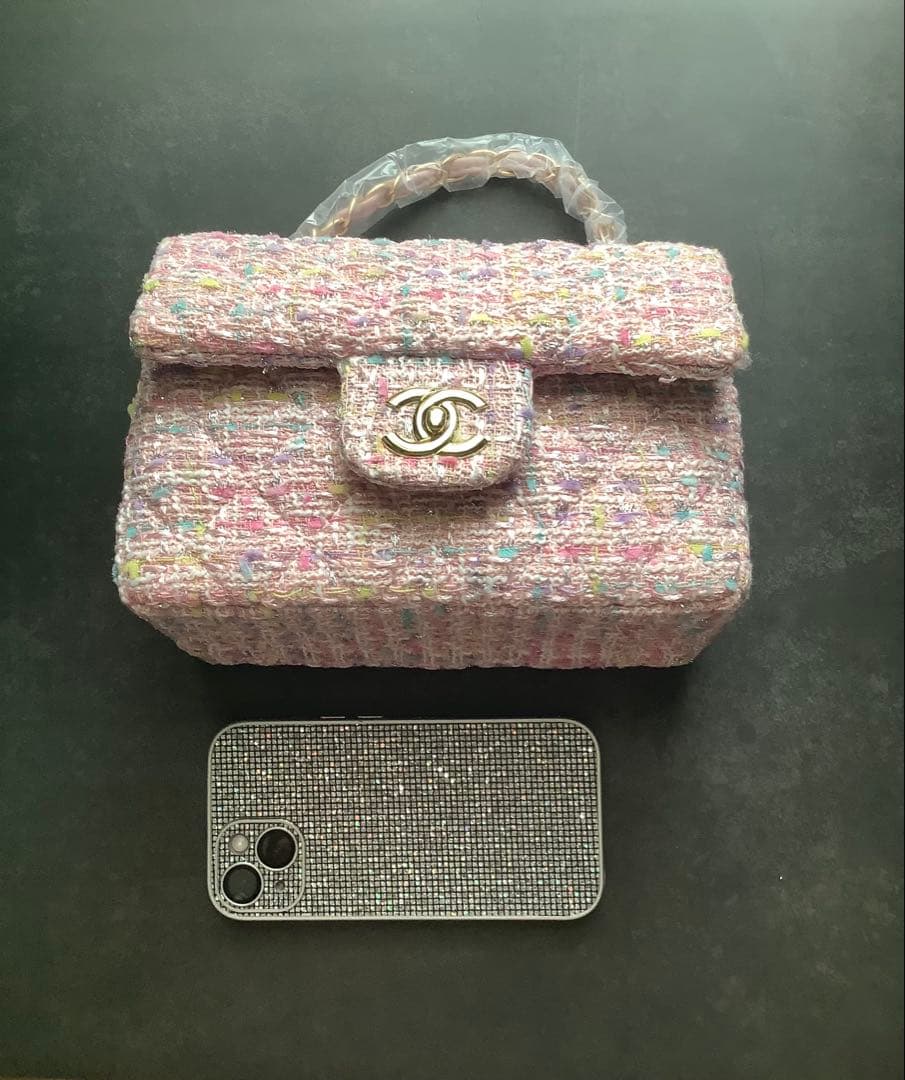 非売品　ラスト1点　シャネルノベルティ　ミニバック　ツイード