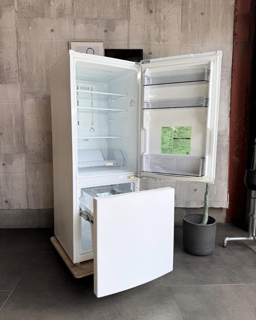 設置まで✨ TOSHIBA 一人暮らし冷蔵庫 153L✨ 2021年製⭕️