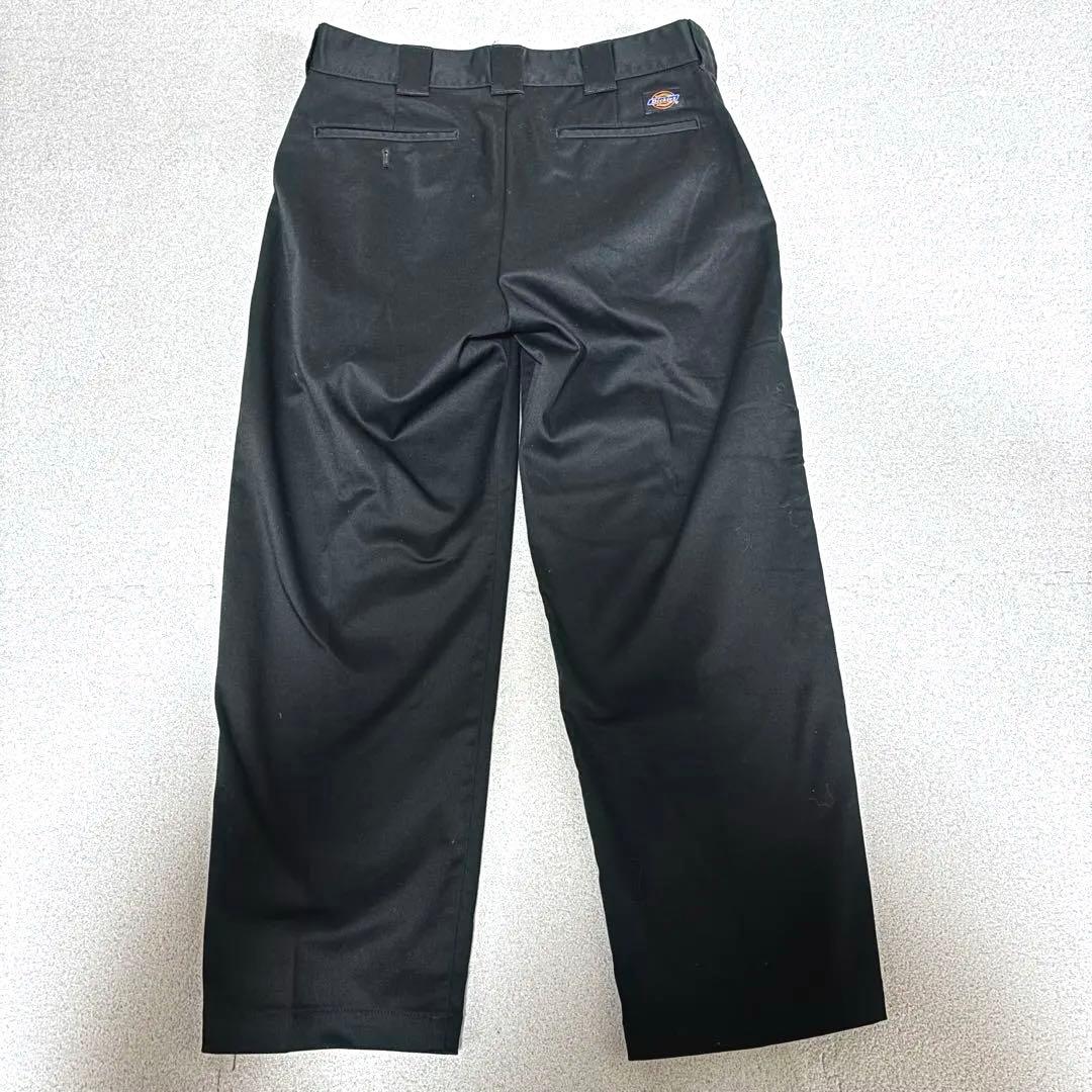 ディッキーズ　フレックスワーククロップドパンツ　UNDER R　w32 黒