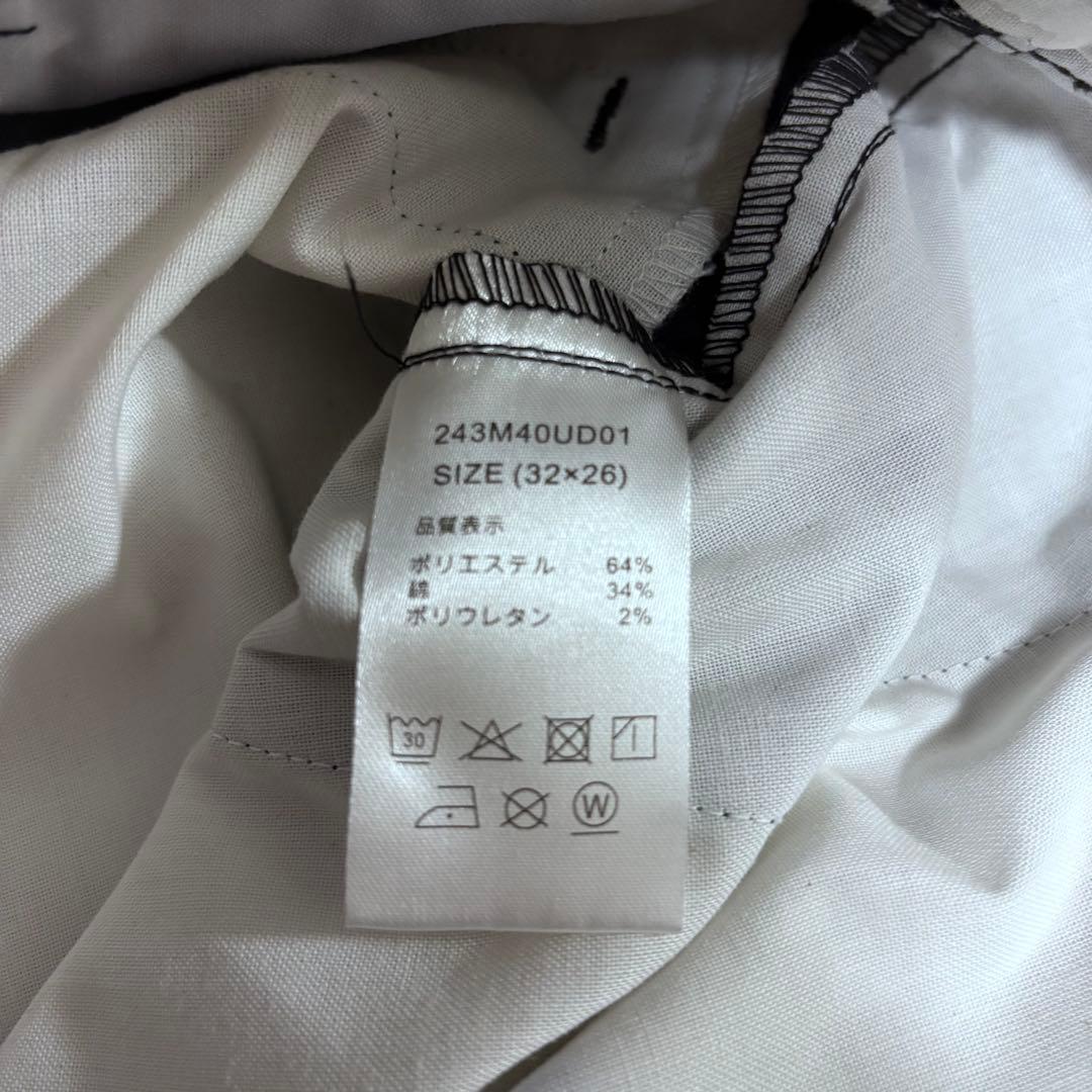 ディッキーズ　フレックスワーククロップドパンツ　UNDER R　w32 黒