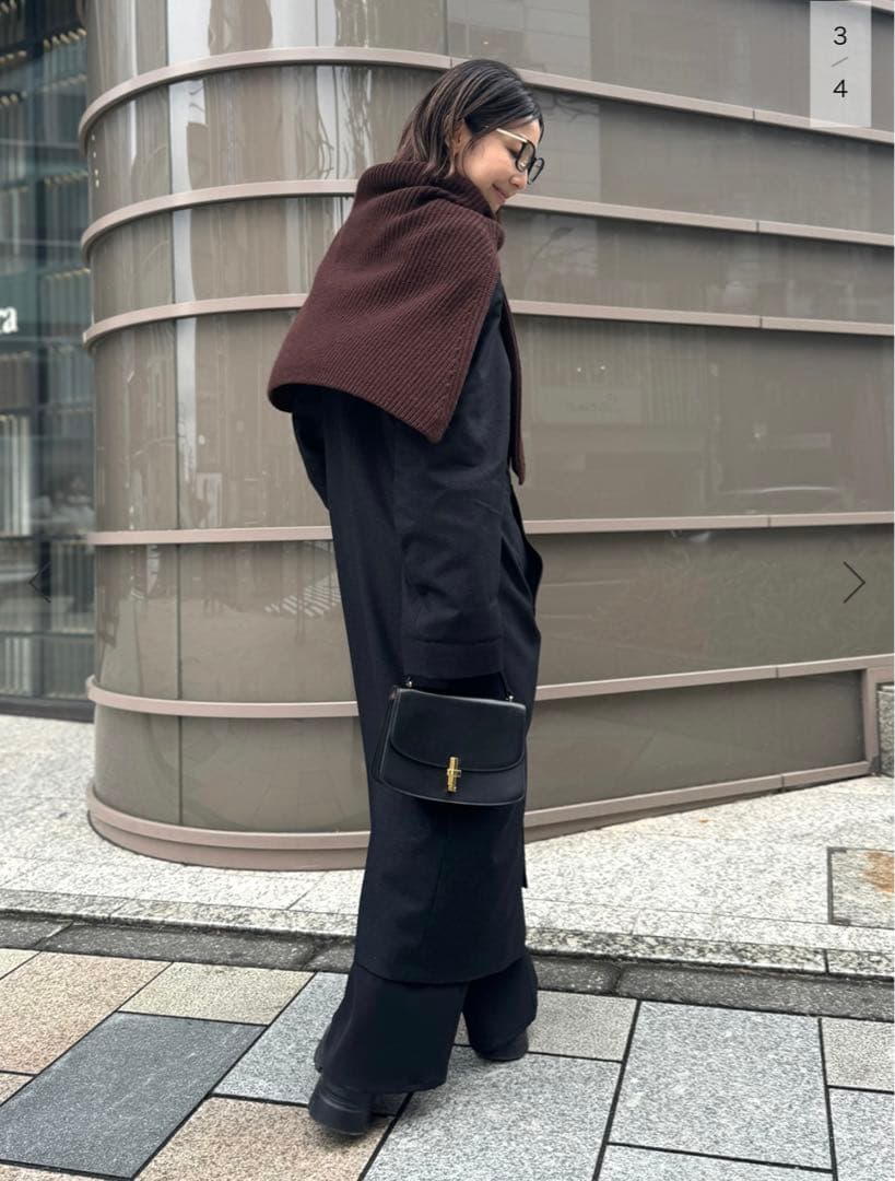 新品タグ付！アパルトモン GOOD GRIEF RIBBED KNIT スヌード