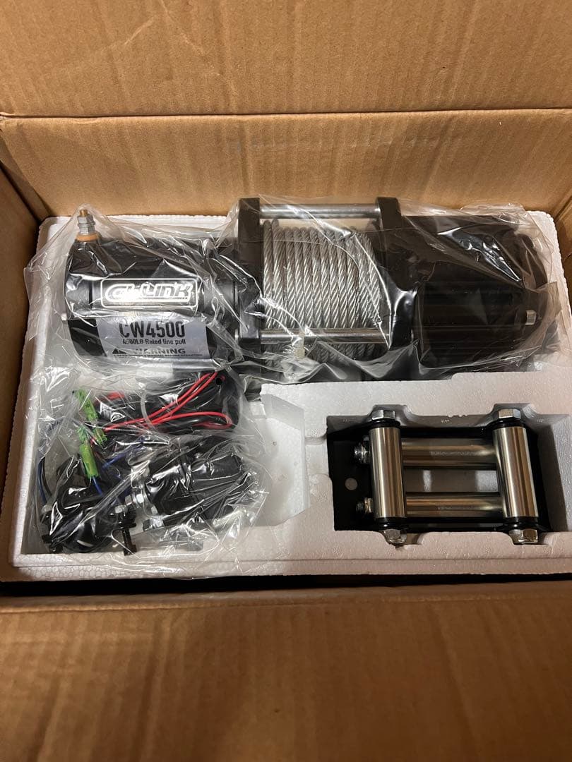 【新品✨未使用】C.L.LINK ウインチ　CW4500 一式　ジムニー