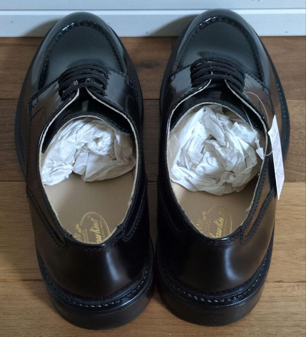 ◆新品◆【HAWKINS】革靴 Uチップ BLACK 本革 26.0cm