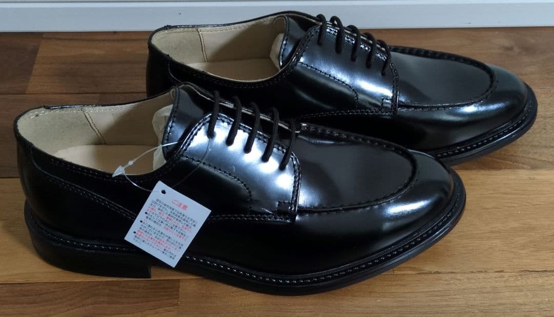 ◆新品◆【HAWKINS】革靴 Uチップ BLACK 本革 26.0cm