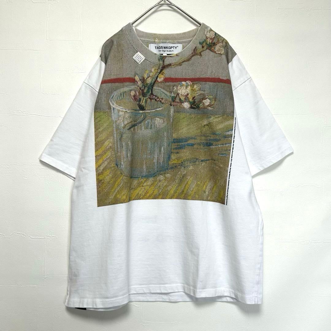【美品】タグスワーキングパーティ ゴッホ美術館 コラボTシャツ アート 2XL