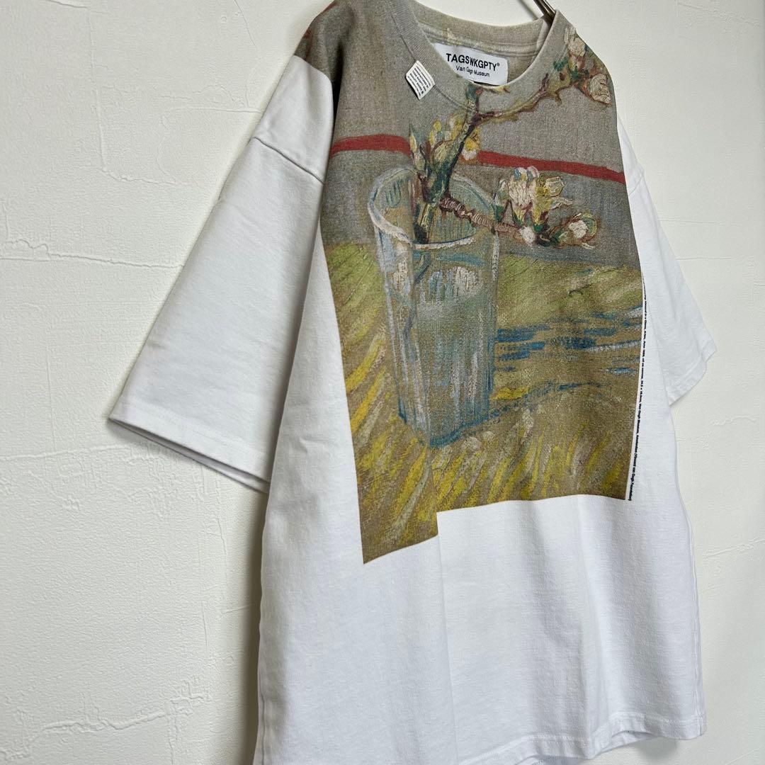 【美品】タグスワーキングパーティ ゴッホ美術館 コラボTシャツ アート 2XL