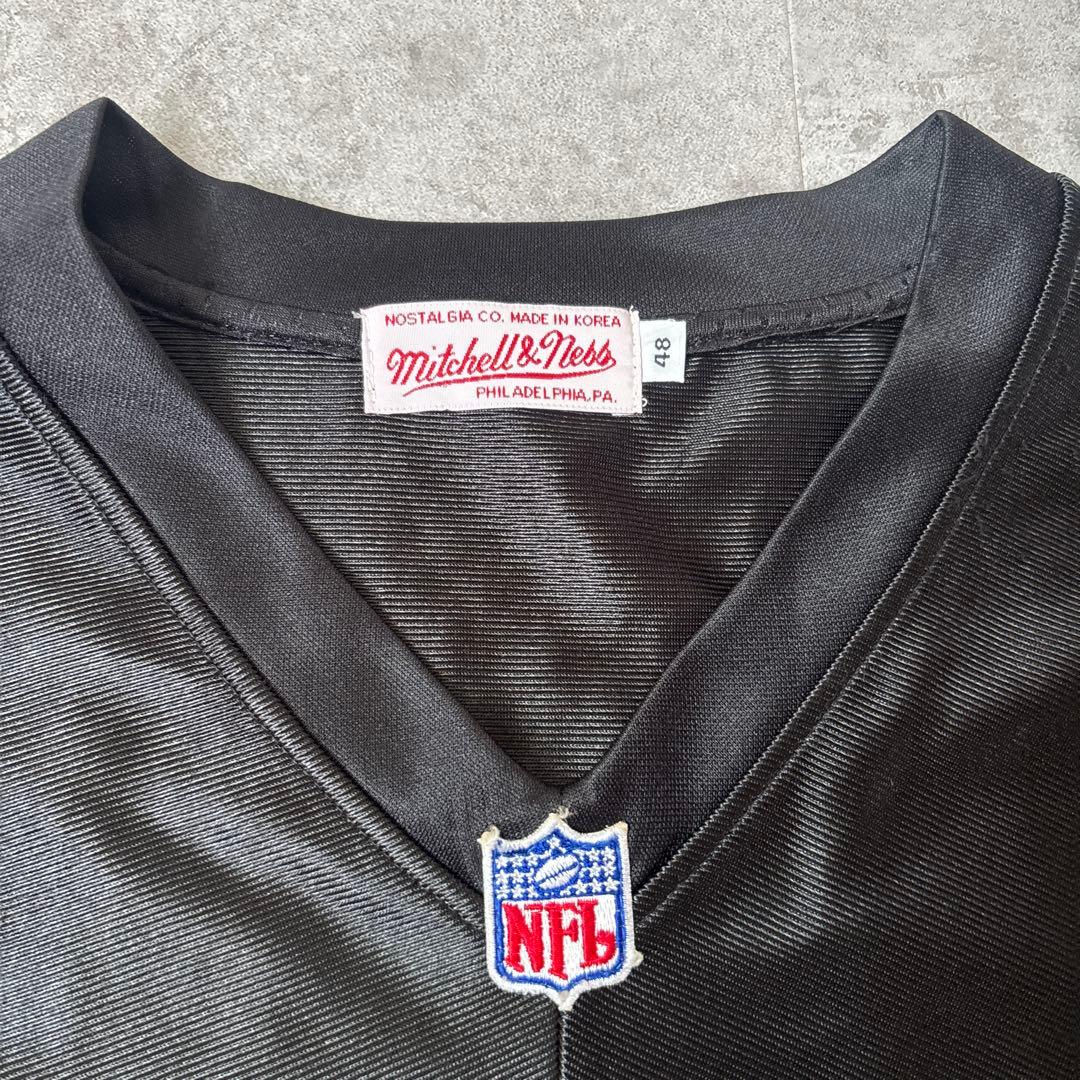 完売品 mitchell＆ness フットボールTシャツ 34 size48
