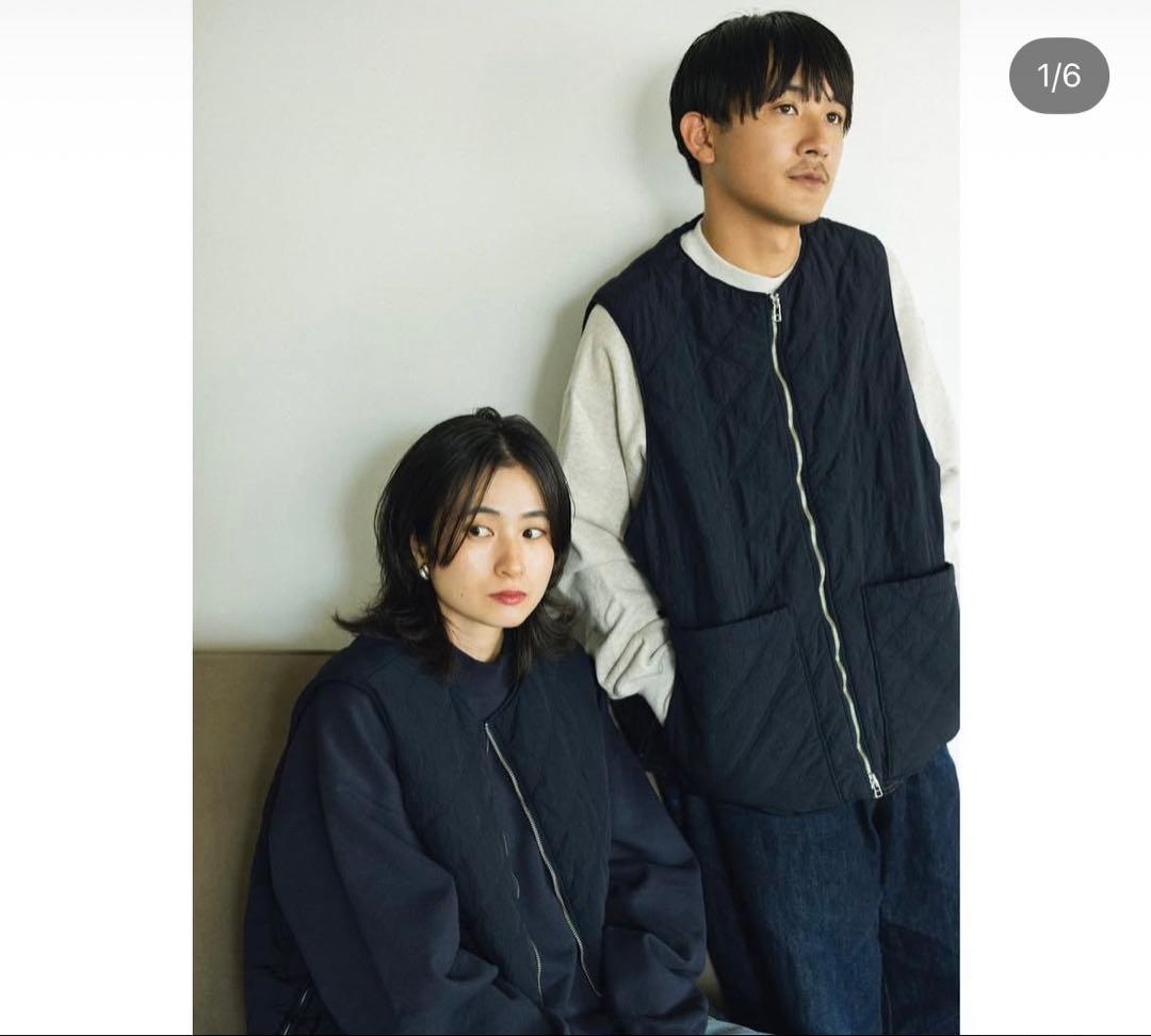 ジャケット・アウター yoke 23aw QUILTING PADDED VEST