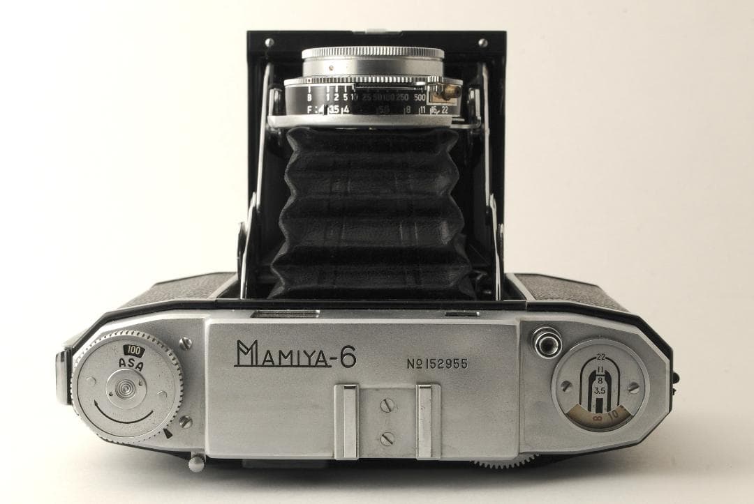 マミヤ MAMIYA6 IVS型 75mm F3.5 蛇腹カメラ