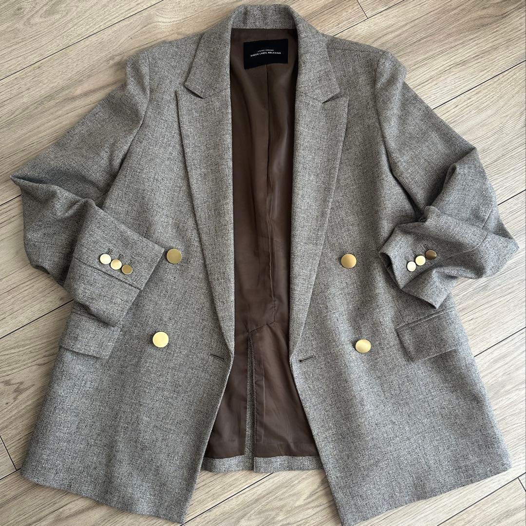 【完売品】GREEN LABEL RELAXING ダブルブレストジャケット