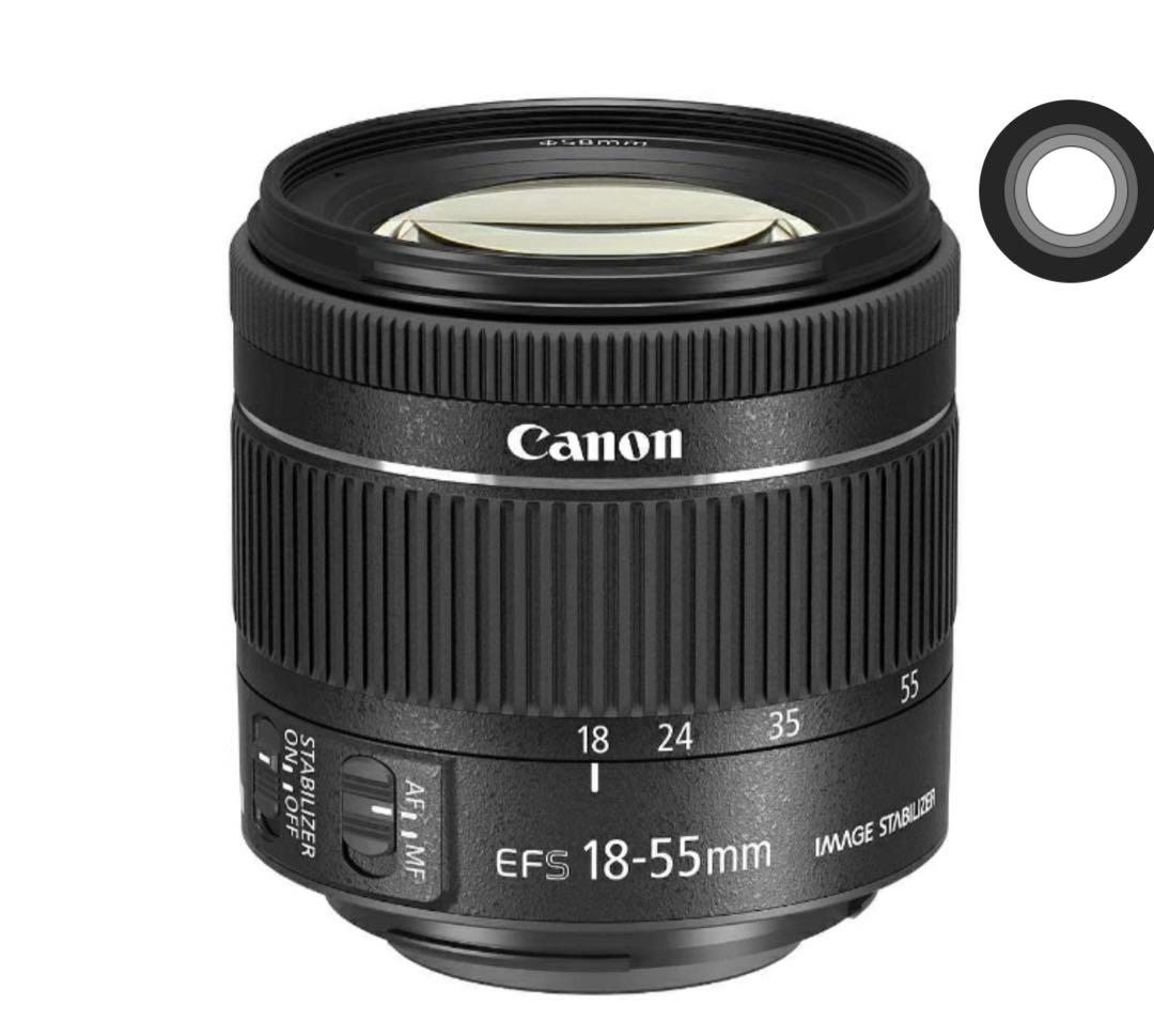 レンズ(単焦点) CANON zoom efs 18-55mm 3.5-5.6 IS STM
