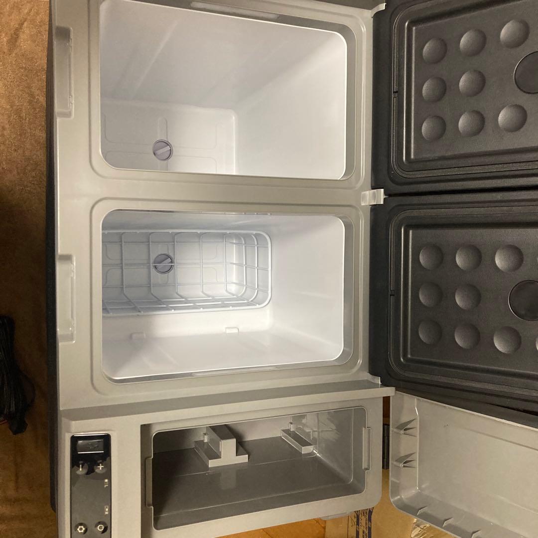 SAMONIC 車載冷蔵庫 モバイルバッテリー付き 55L -20℃~20℃