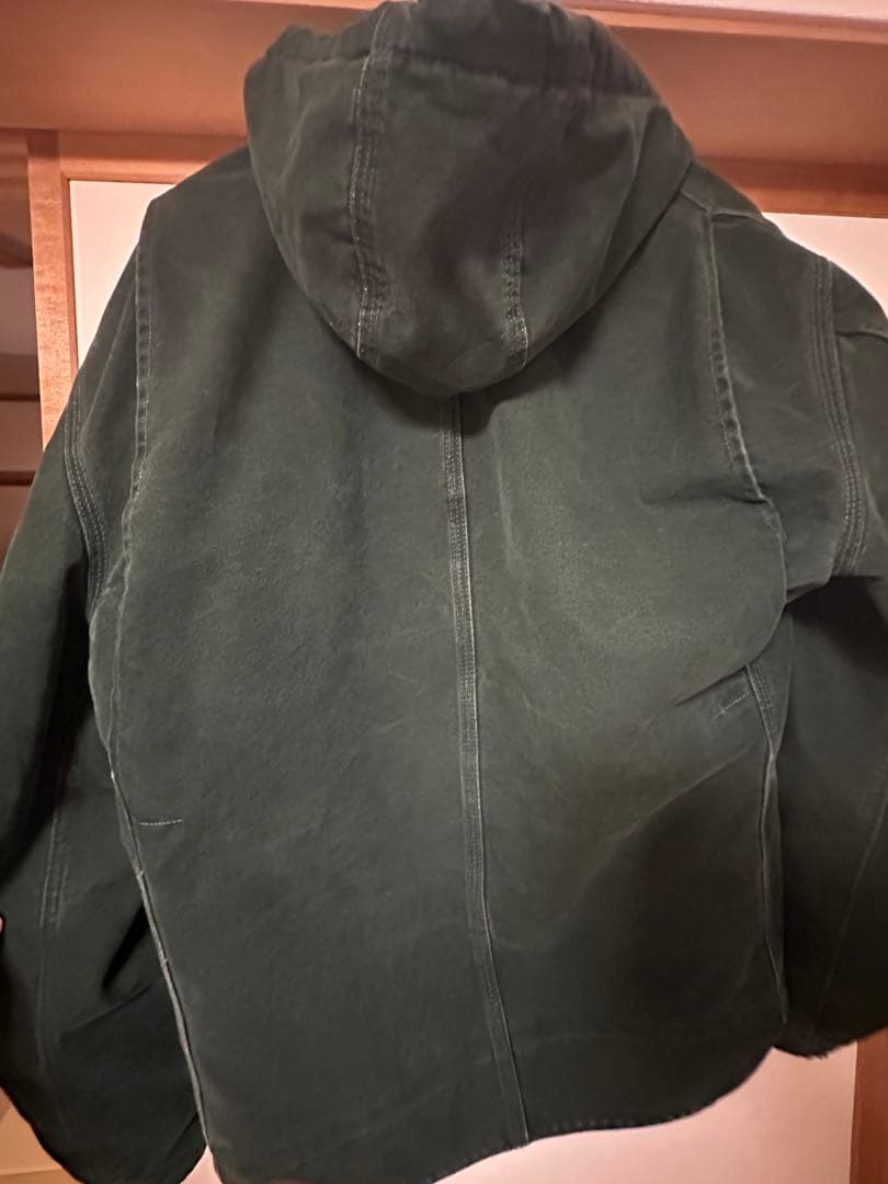 carhartt アクティブジャケット モスグリーン革パッチ 2004年製