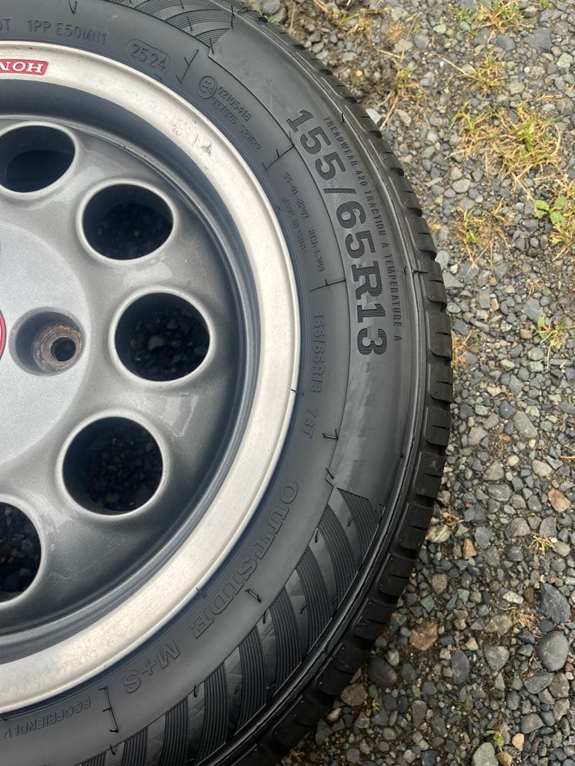 白猫　ホンダ　ビート　純正ホイール4本セット