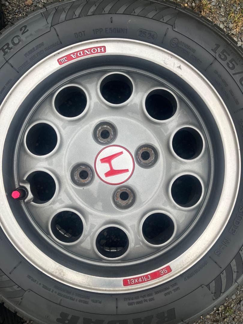 白猫　ホンダ　ビート　純正ホイール4本セット