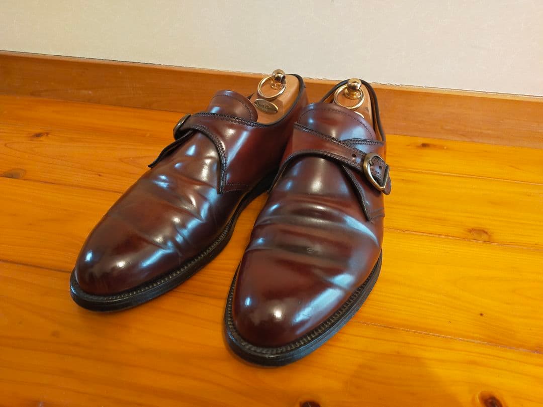 オールデン　コードバンモンクストラップ　954　9D