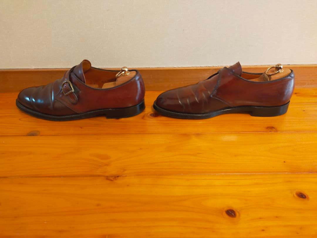 オールデン　コードバンモンクストラップ　954　9D