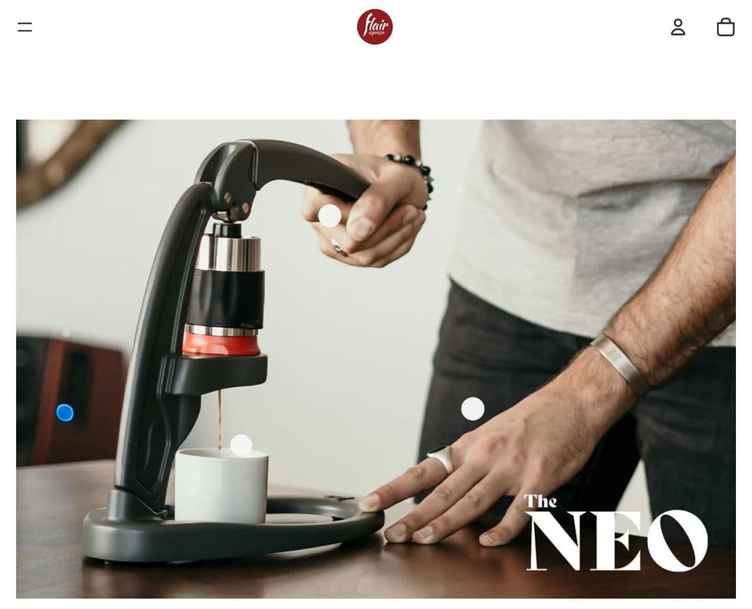 Flair espresso the NEO (圧力計付き)