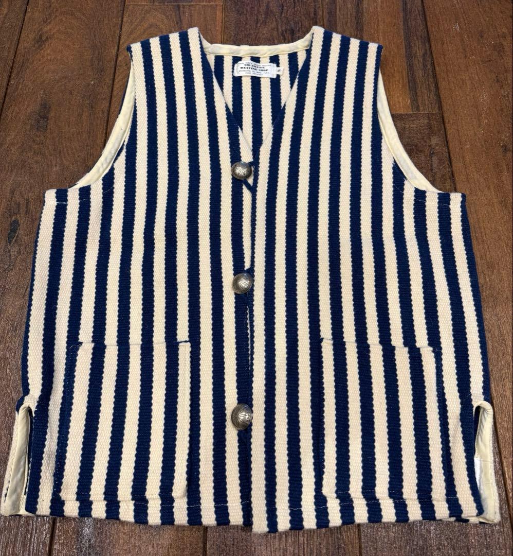 TRUJILLO'S トルフィリオス　チマヨベスト　ストライプ　手織り