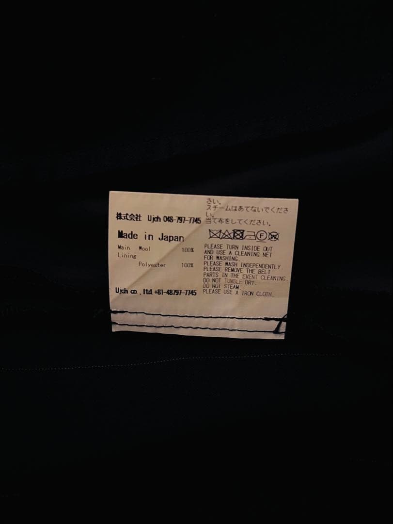 タグあり24ss UJOH ネイビー スラックス サイズ2