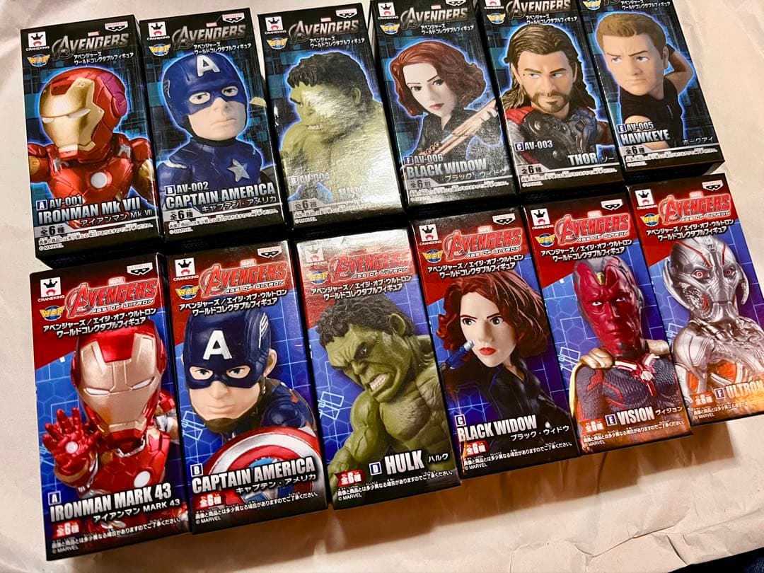 ワーコレ　アベンジャーズ フィギュアセット