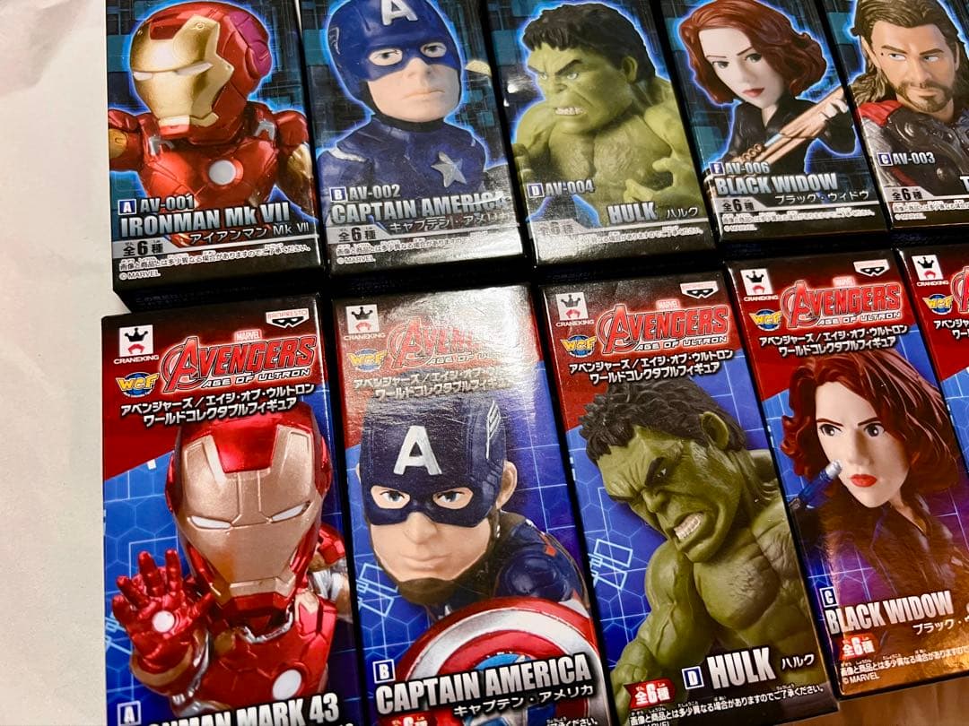 ワーコレ　アベンジャーズ フィギュアセット