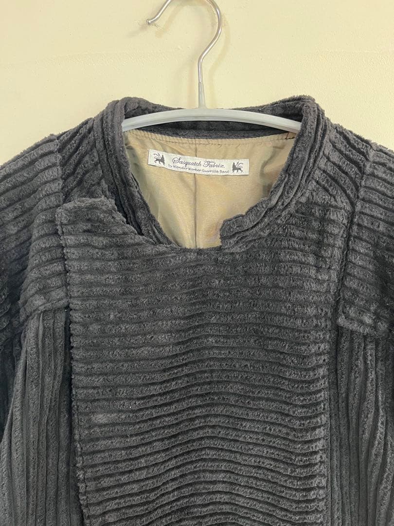 ヴィンテージ完売品　サスクワッチファブリックス　コーデュロイライダースジャケット