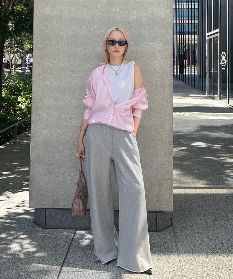 新品Ameri STRIPE INVERSION SHIRT TOP