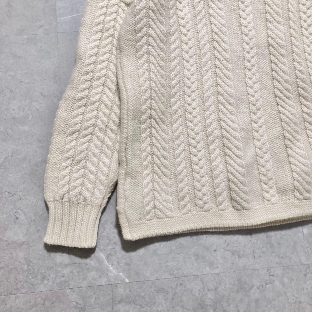 Guernsey Woollens ガンジーセーター Lサイズ タートルネック