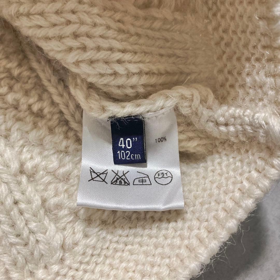 Guernsey Woollens ガンジーセーター Lサイズ タートルネック