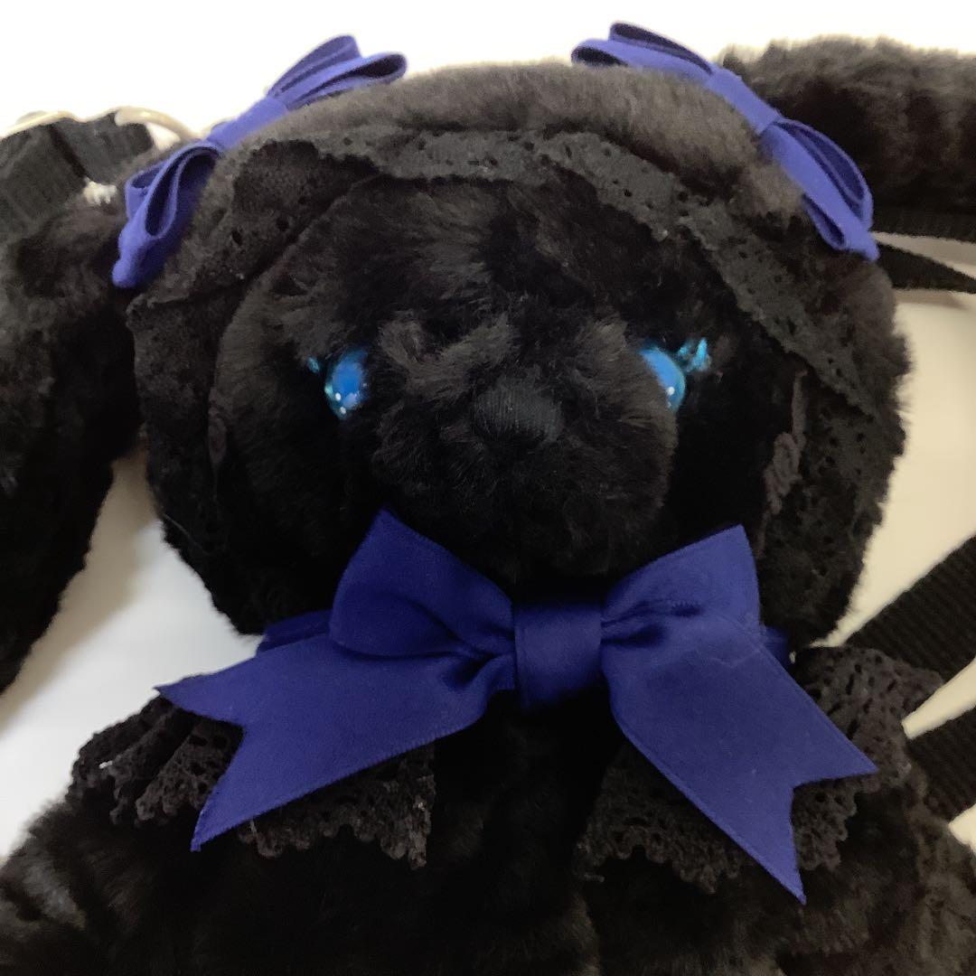 BABY 黒　うさくみゃ　ポシェット32-0123-2