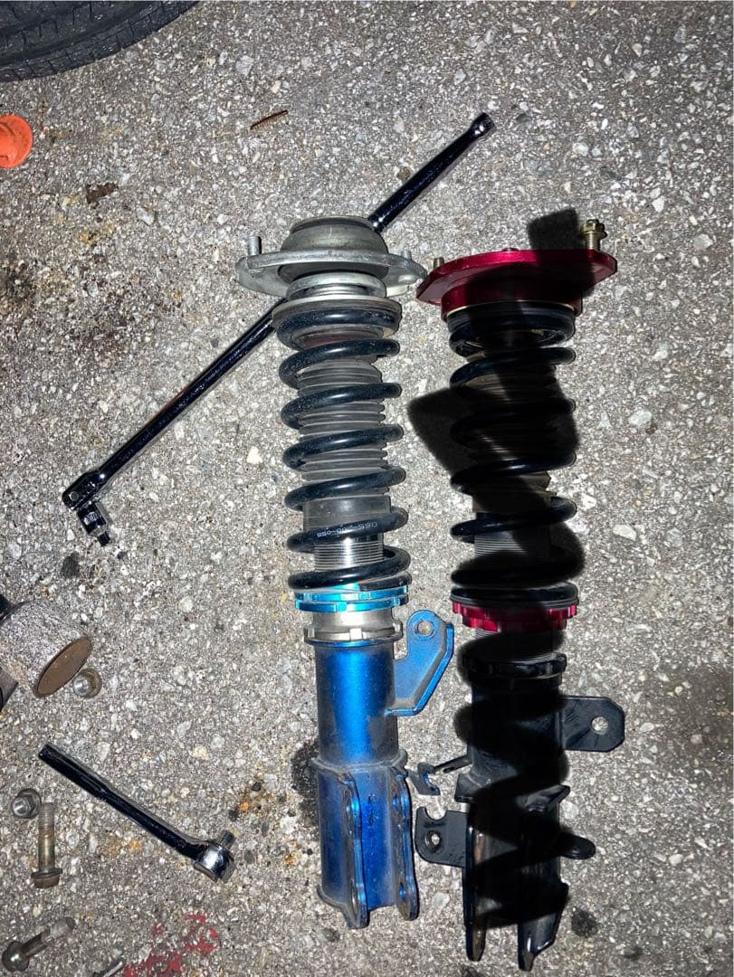 mh23s ワゴンR CUSCO車高調 フロントのみ