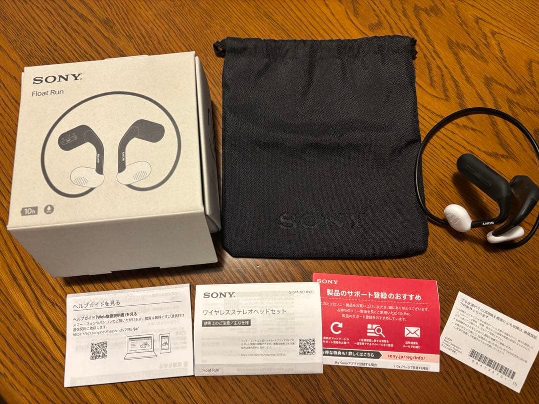 ☆超美品☆SONY Float Run WI-OE610 ワイヤレスイヤホン