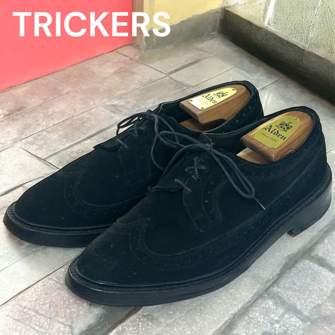 YKトリッカーズ　バートン　スエードウイングチップ　ブラック26